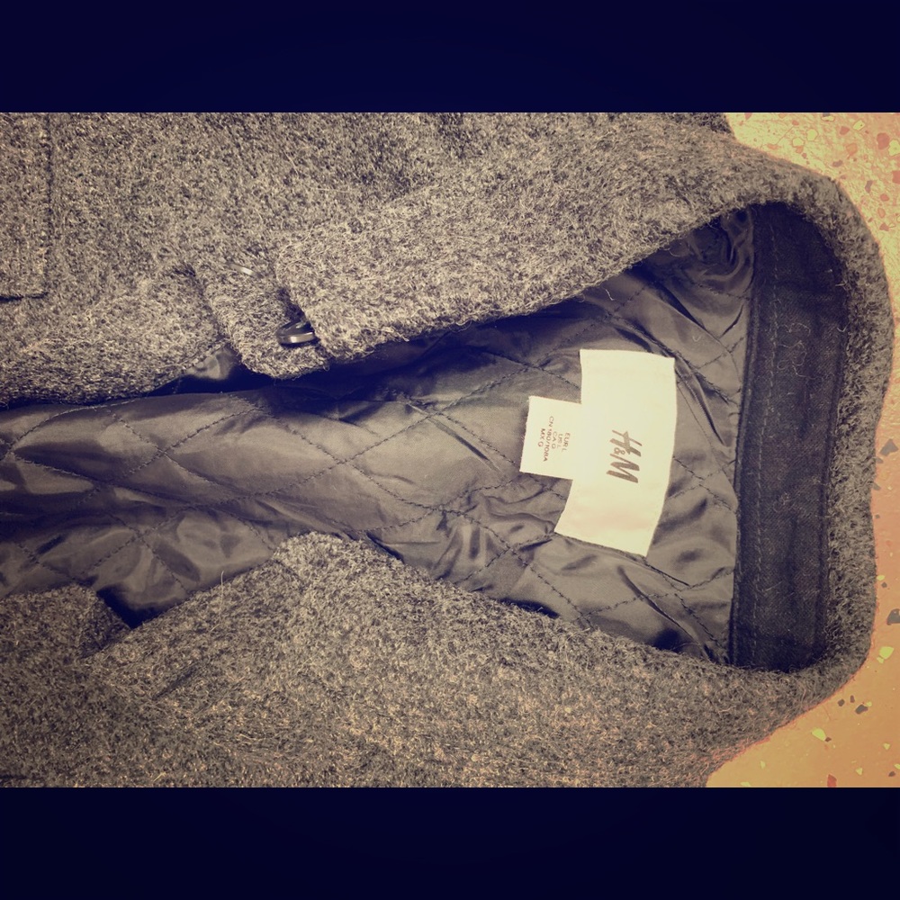 Men’s dress coat gray